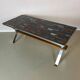 Vintage 1970s coffee table in ceramic, tiles, retro, mid-century