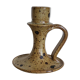 speckled sandstone candle holder