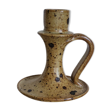 speckled sandstone candle holder