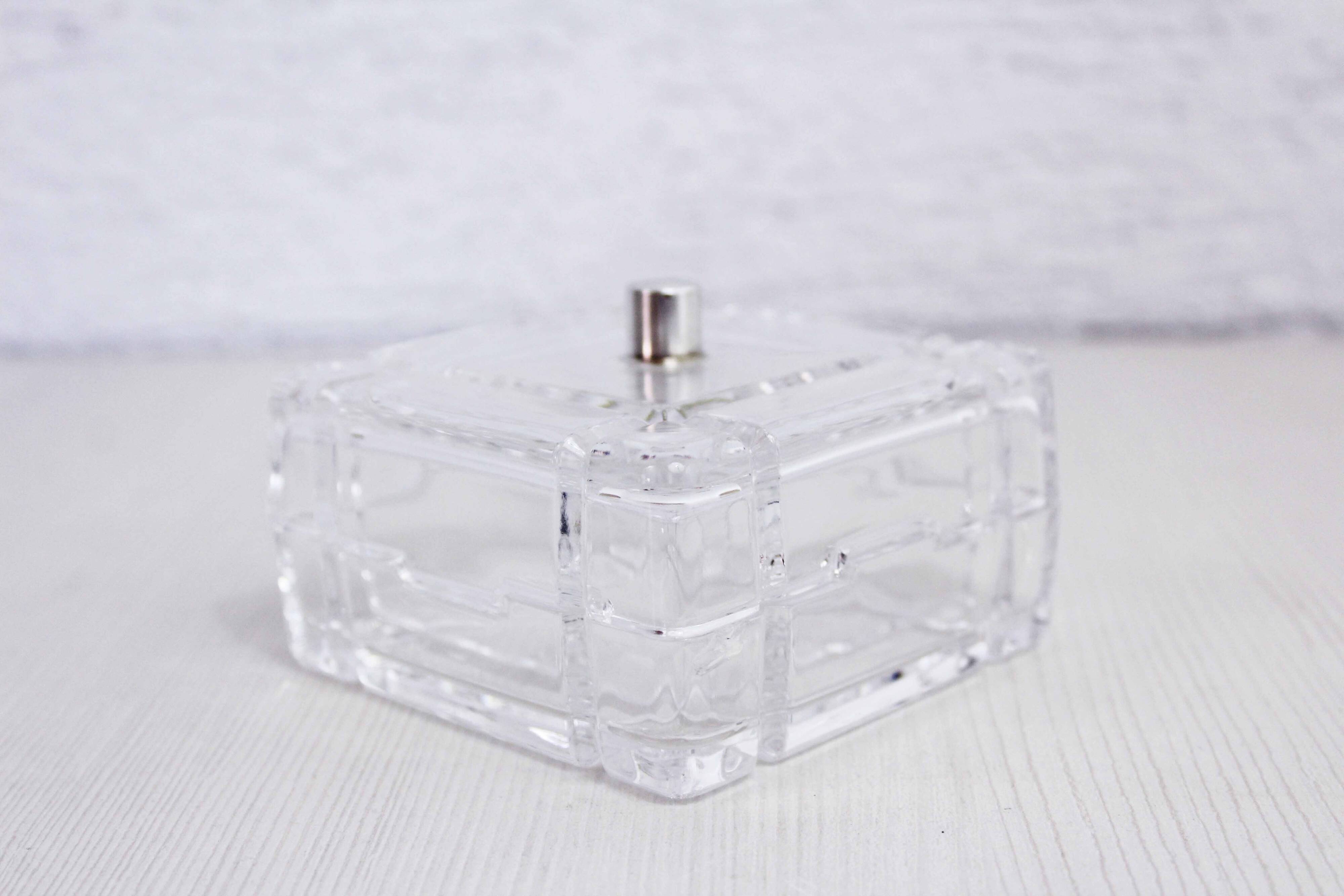 Italian crystal jewelry box