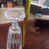 White crystal vase