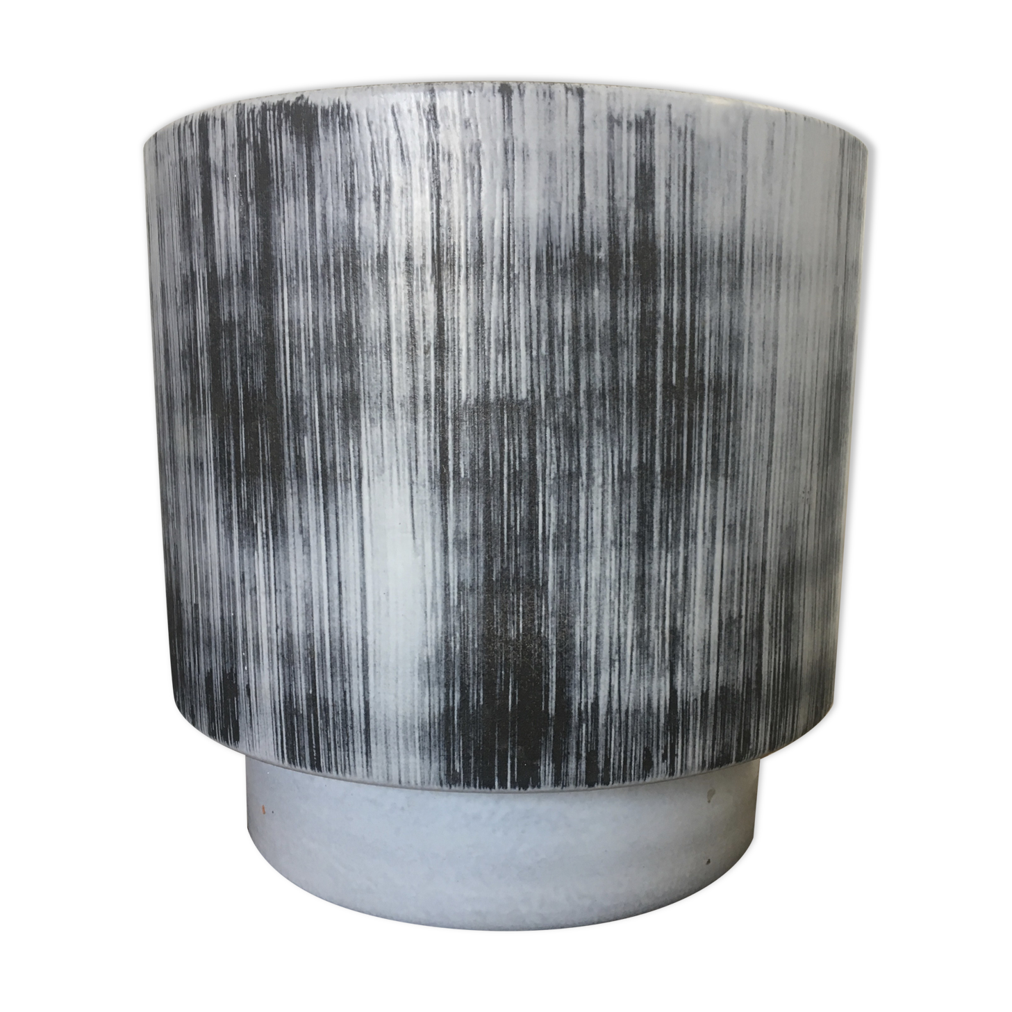 Ceramic pot cover, 60s-70s