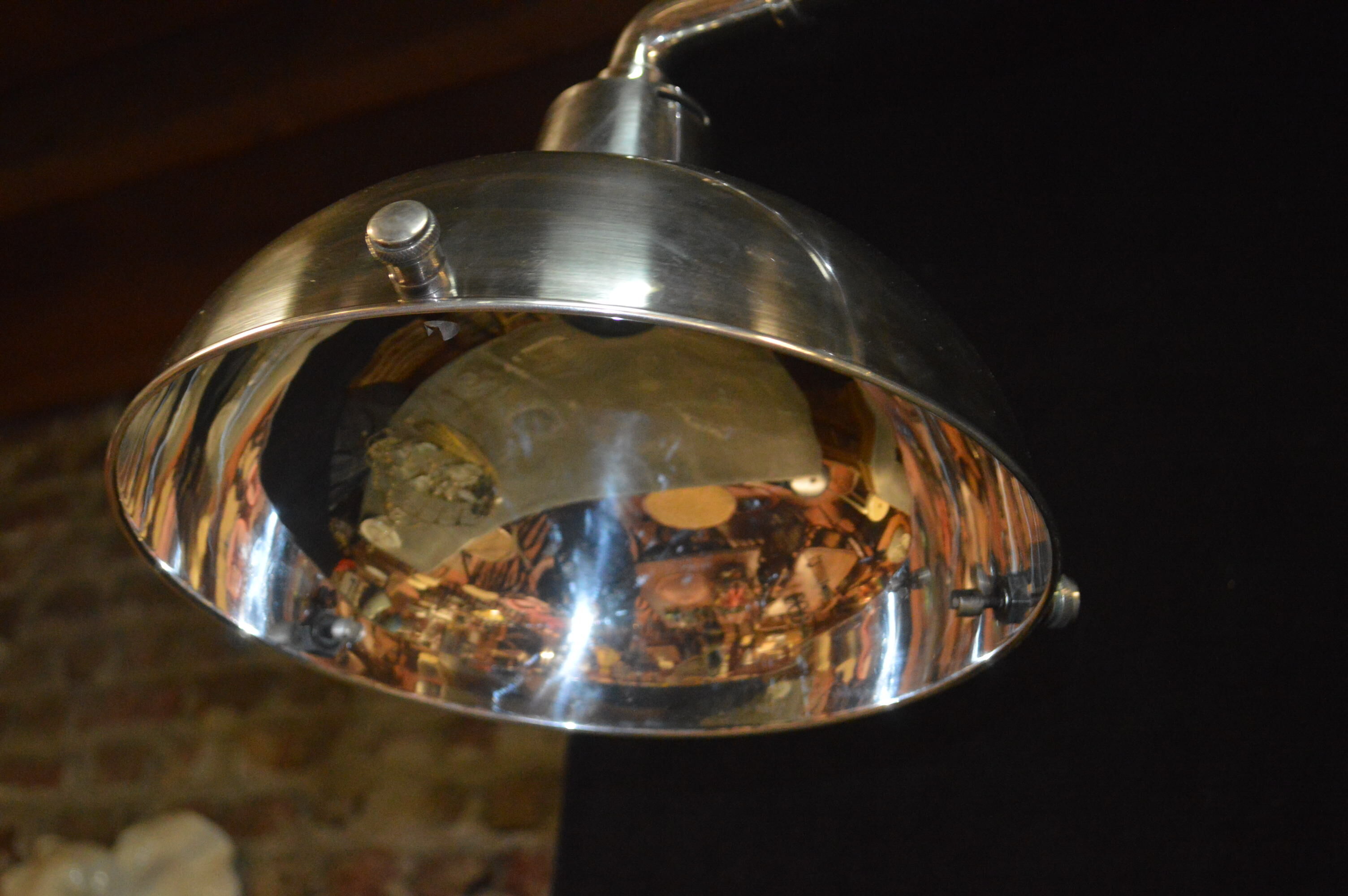 Billiards chrome brass chandelier