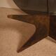 Patinated iron coffee table - France 1960s