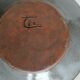 Candlestick signed Thierry and Chantal Robert in enamelled Loir sandstone