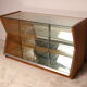 Vintage diamond shaped display cabinet - Belgium 1950's