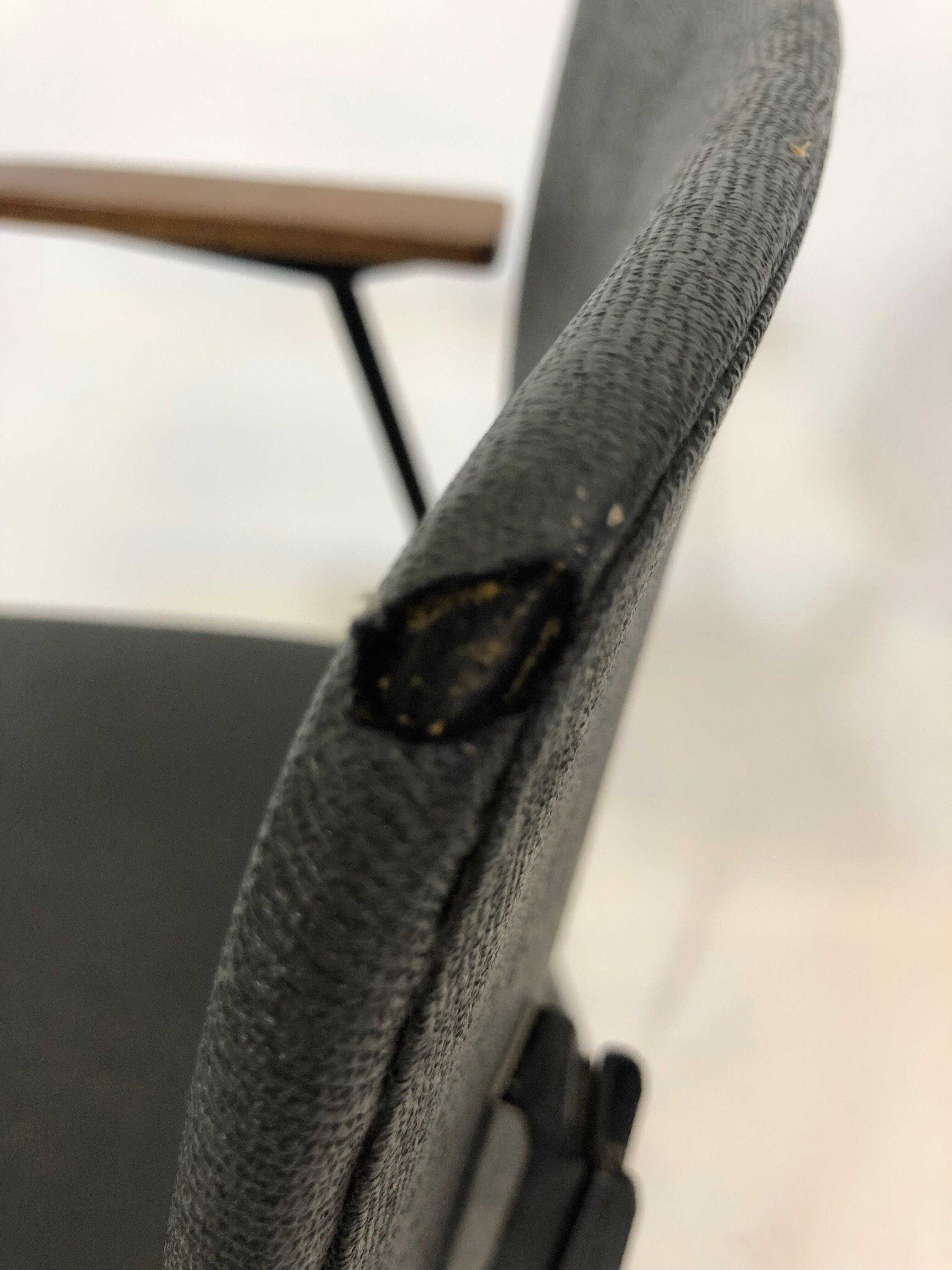Armrest upholstery in skai industrial chair Marko Holland