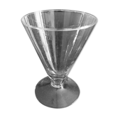 Vase conique à pied