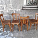 Set of four Luterma bistro chairs