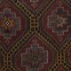 Vintage Turkish kilim handwoven 194x245 cm