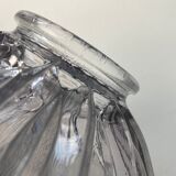 Old suspension glass holophane 25.5 cm vintage