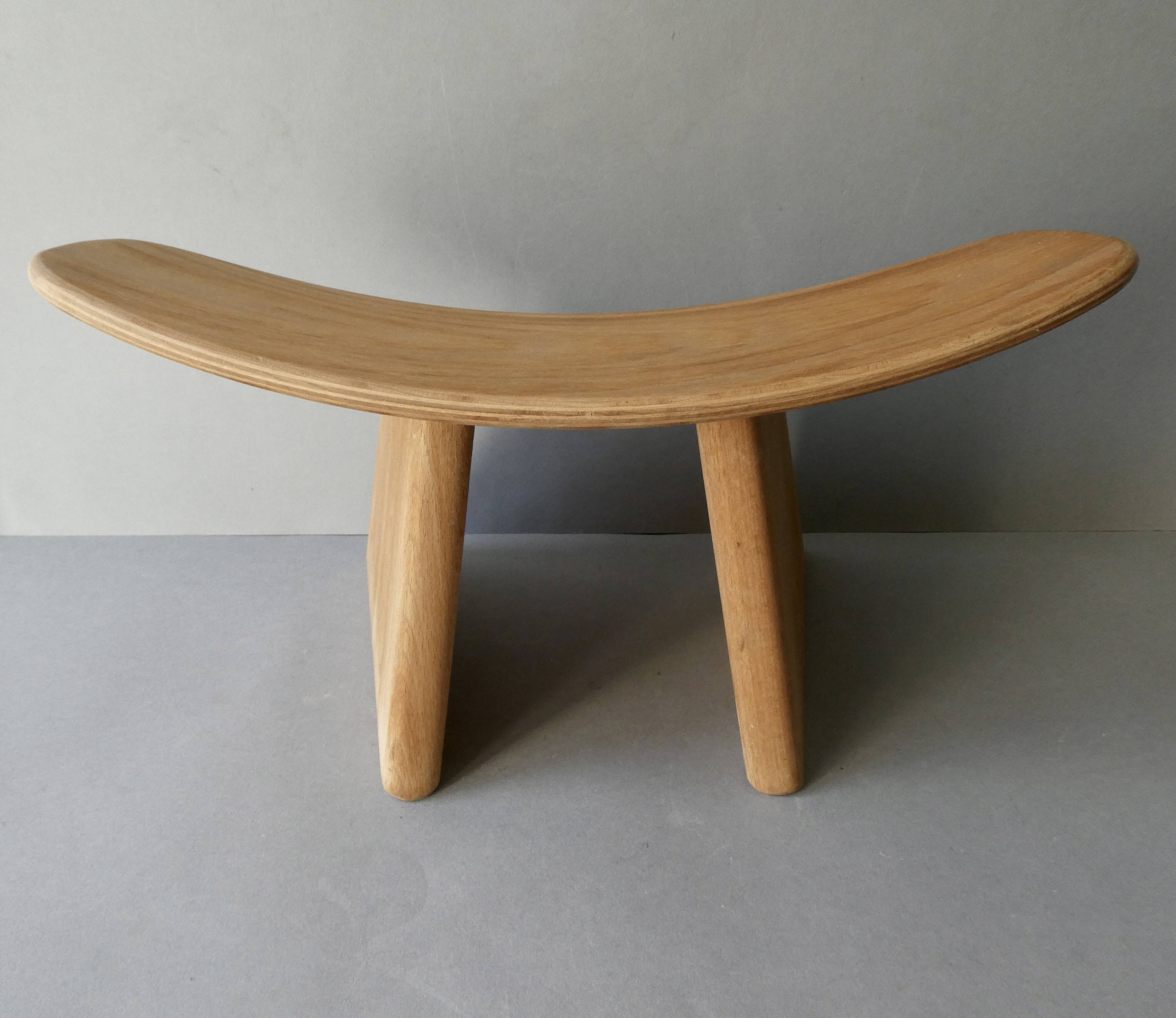 Shoggi stool signed by Alain Gaubert