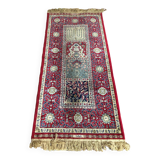 Tapis  descriptif de lit ancien