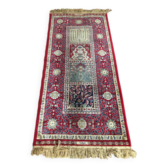 Tapis  descriptif de lit ancien