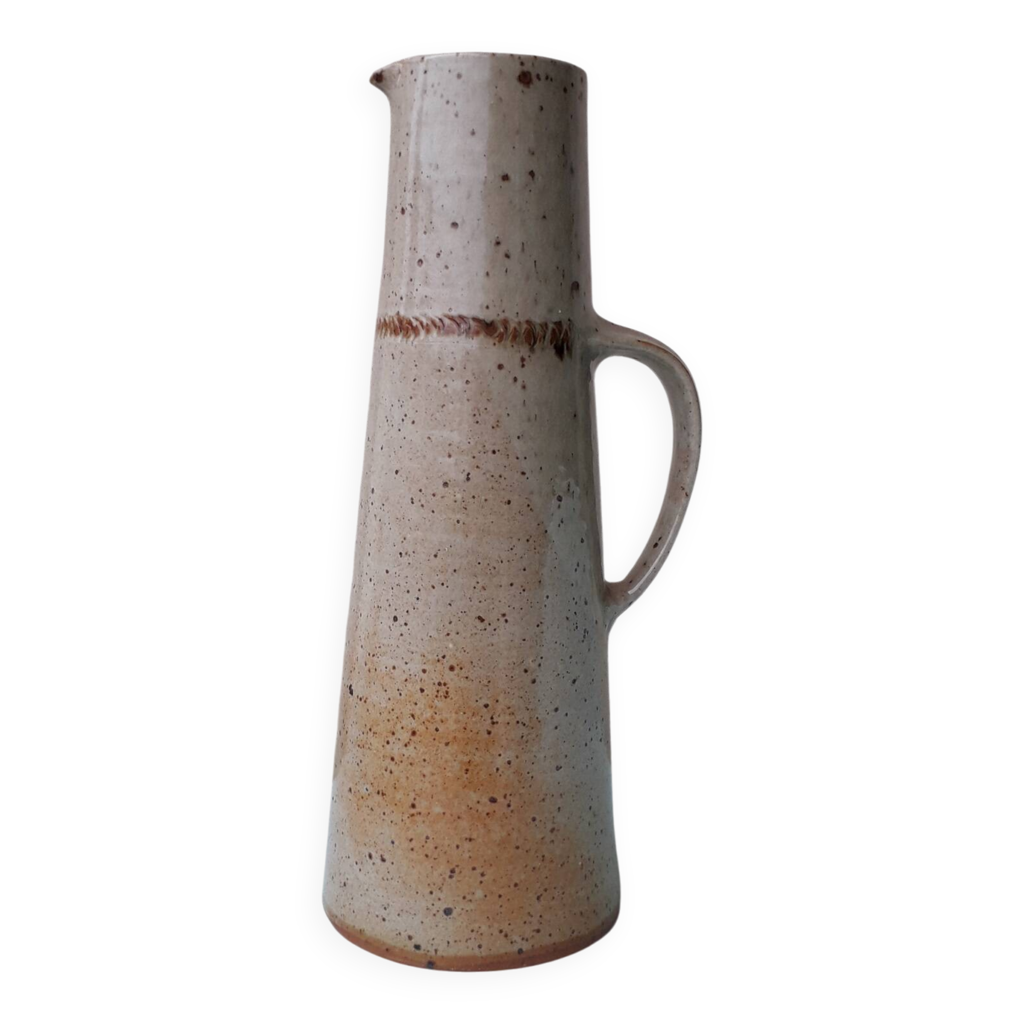Pyrite stoneware pitcher