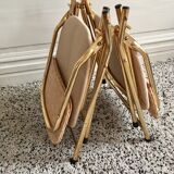Vintage restored folding chairs