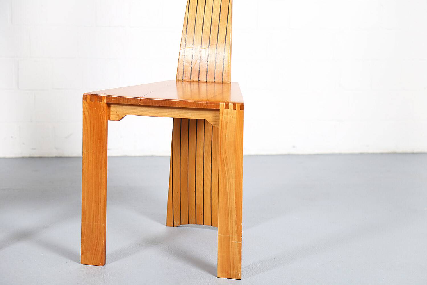 Set of two Cherry Pearl Dot Plank Back Chairs by Robert Williams, Islington