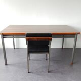 Rosewood table-desk and chair set for Topform, The Netherlands 1960's