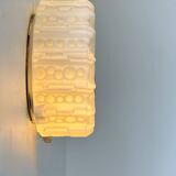 Pair of vintage opaline wall lights, Sweden, 1960s