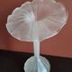 "Jack In The Pulpit" White Glass Vase