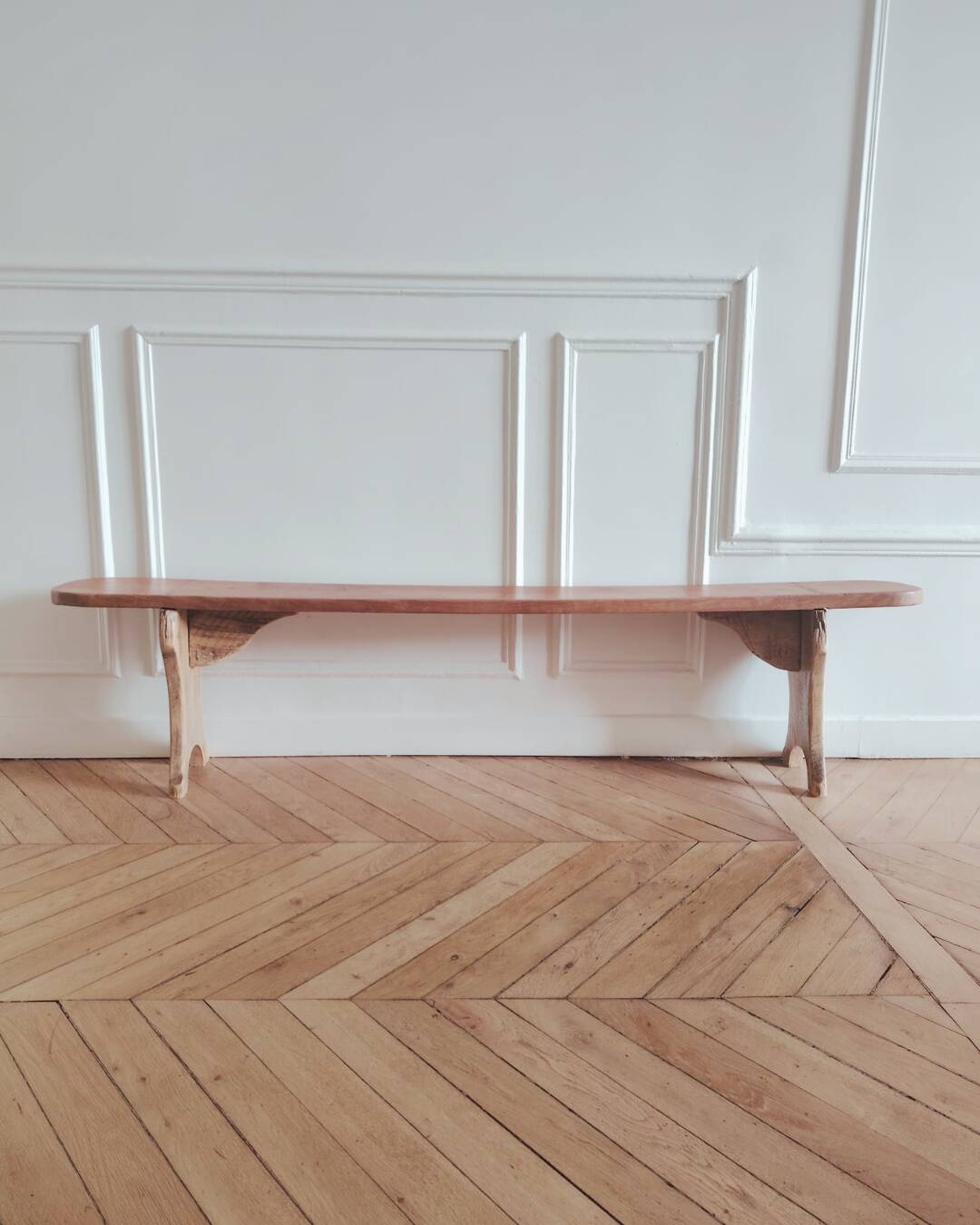 Renovated antique bench, late 19th - early 20th century