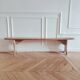 Renovated antique bench, late 19th - early 20th century