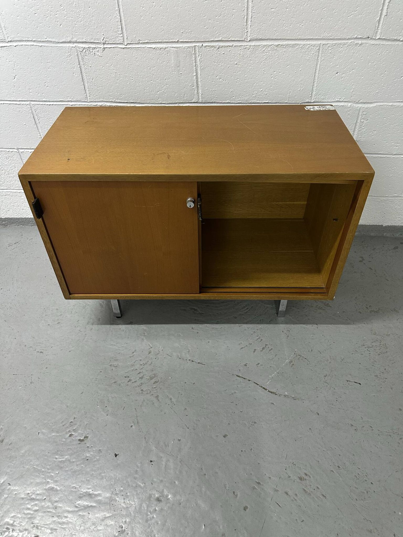 Florence Knoll furniture in teak from the 1970s.