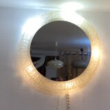Vintage wall mirror 1970 by schock design