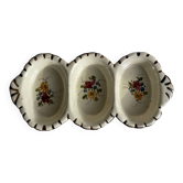 Presentation dish with three compartments by Jérôme Massier.