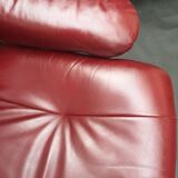 Scandinavian reclining relax armchair in Anderssons leather