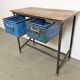 Vintage Industrial Worktable, 1960s