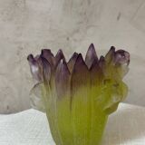 Vase pate de verre Daum