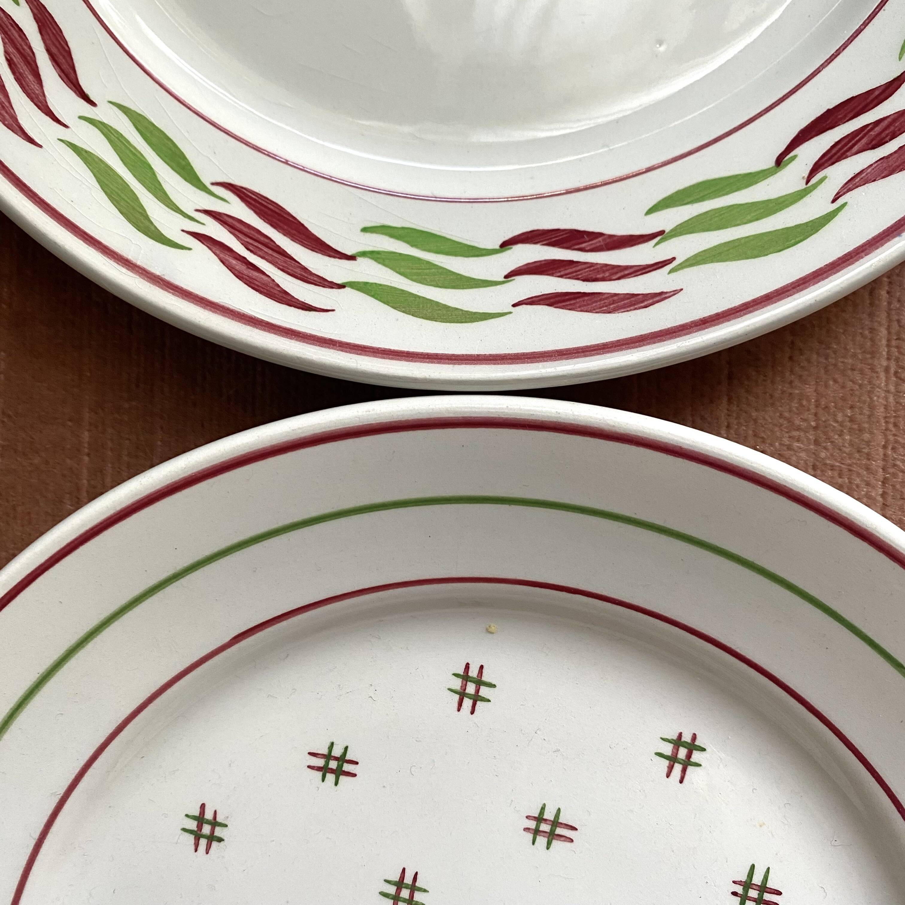 Luneville Yveline and Mery plates x16