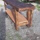 établi Bois Ancien , 1 Tiroir et étagére