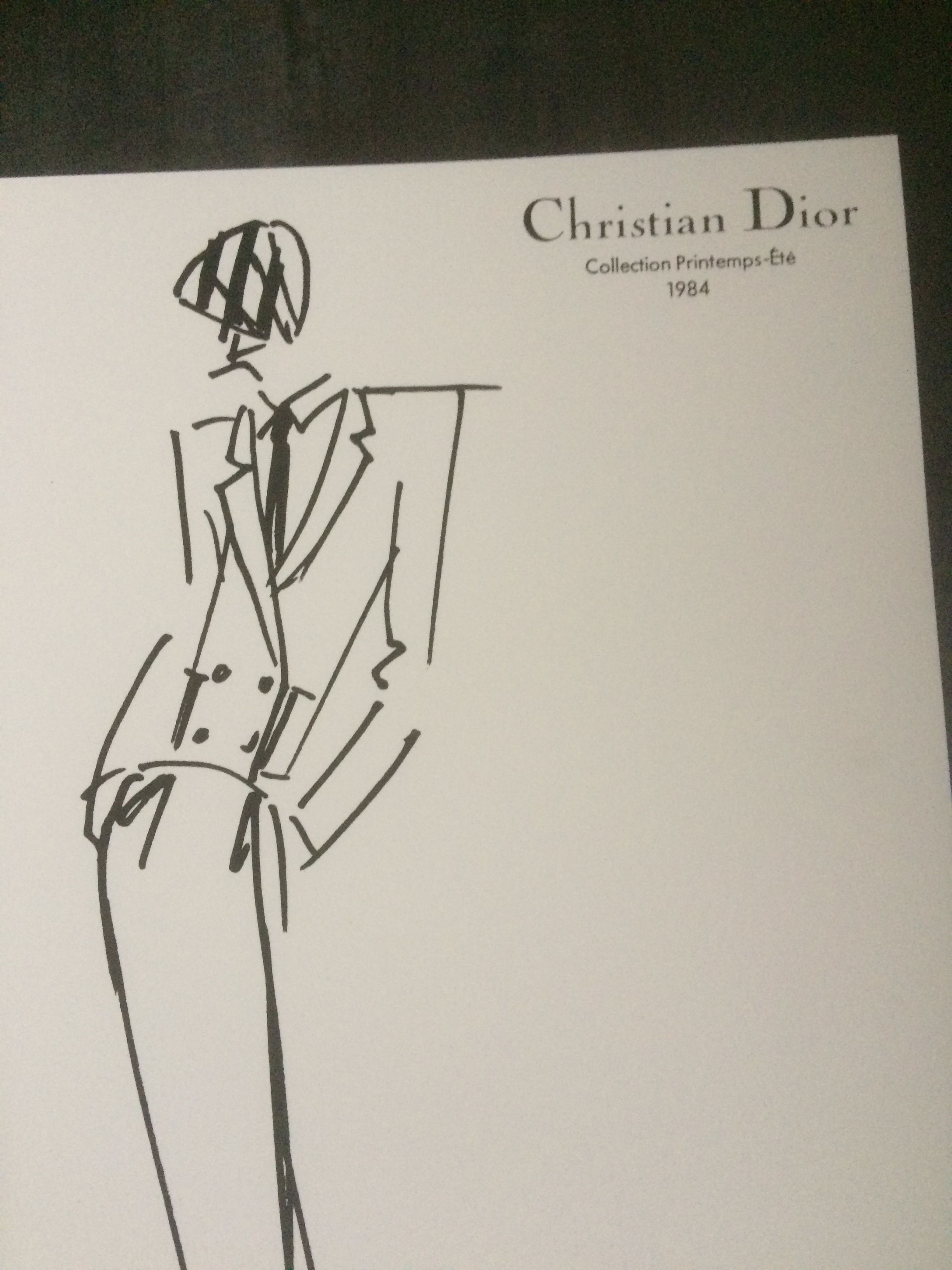 Christian Dior: pretty press fashion illustration - spring collection - summer 1984