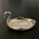 1 jewelry cup or empty metal swan shaped pocket