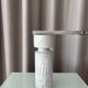 Vintage West German Ceramic Candle Holder / Vase – Ivory Relief – 1970s