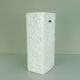 Vintage west german scheurich kosmos vase white glaze sputnik pattern model 263-31