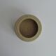 Danish ceramic bowl in white and beige-brown earth tones by Palshus, Denmar