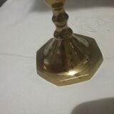 2 brass candle holders