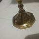 2 bougeoirs en laiton