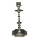 A large silver candlestick holder H23