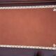Flat desk in mahogany in the Louis XVI style.
