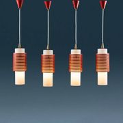 Set of vintage ceiling lights in metal, glass and brass, Italy, 1960s.