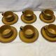 Set of 6 vintage stoneware cups