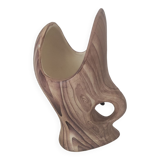 Vallauris imitation wood jug
