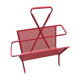 Red metal magazines holder 50s