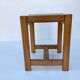 Massive elm stool France 70s