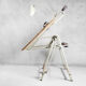 Dutch industrial drawing or architect's table witch lamp from rotanex-pool, 1950s