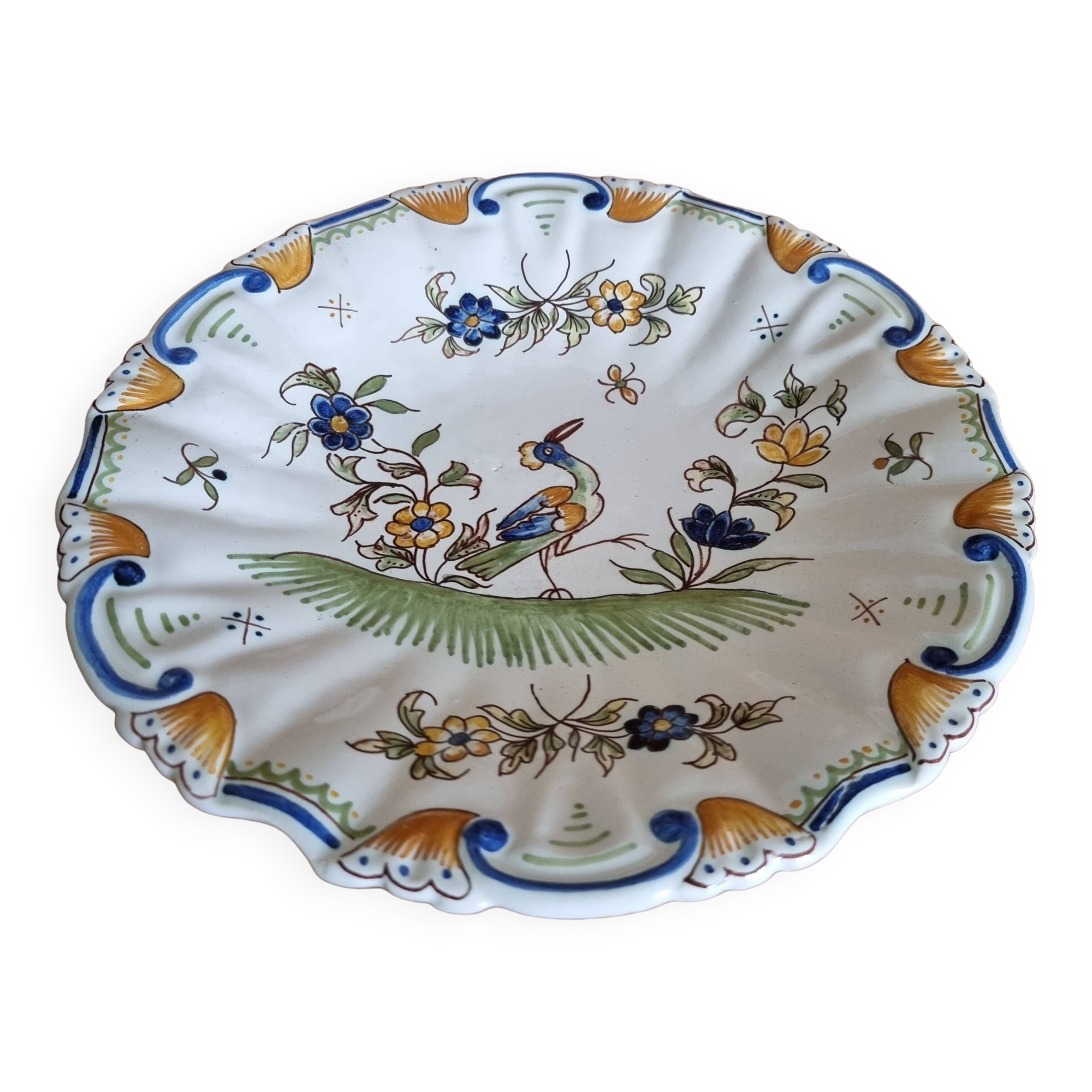 Moustiers earthenware plate